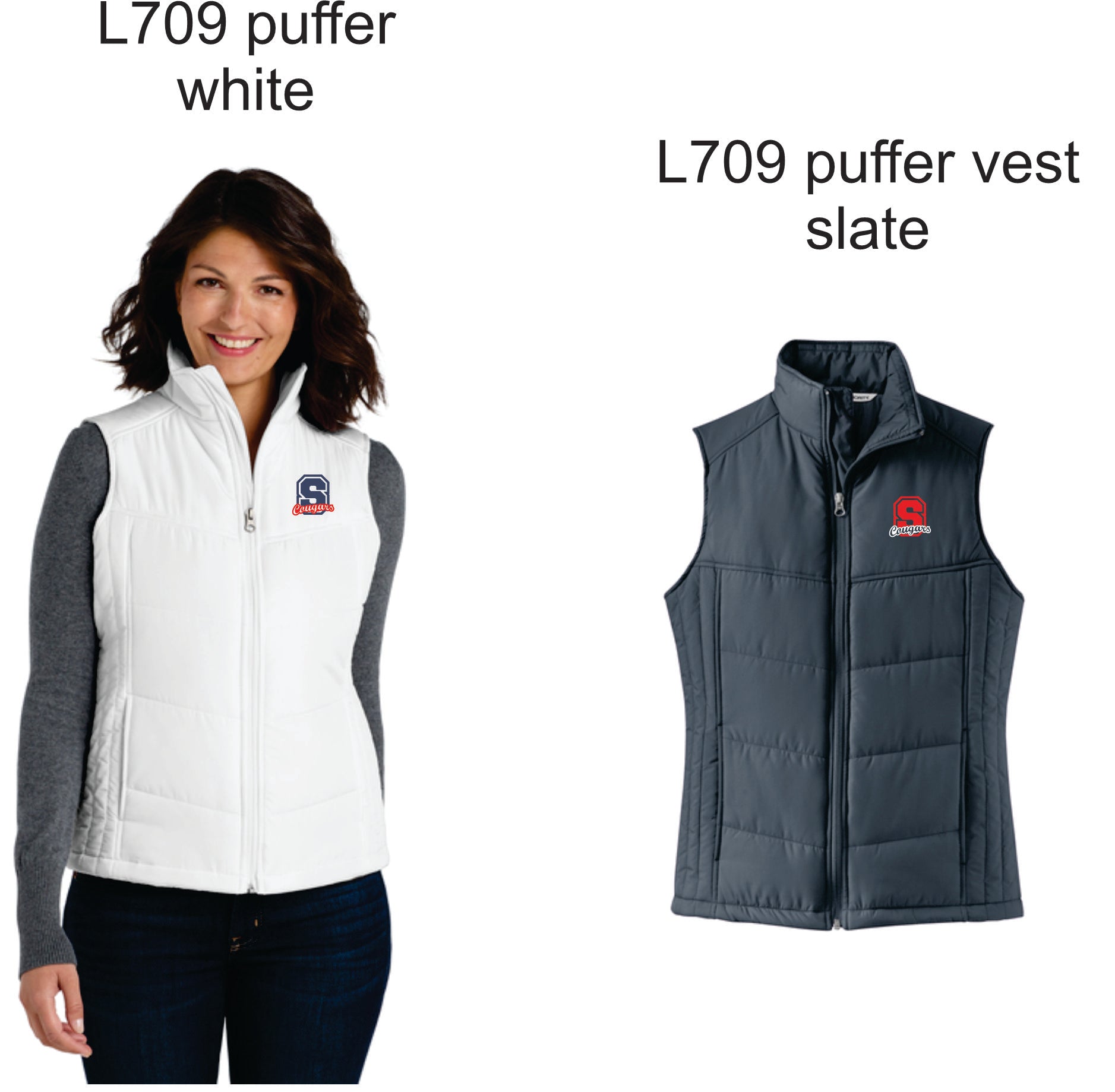 Sahuaro Baseball - Women's Puffer Vest L709