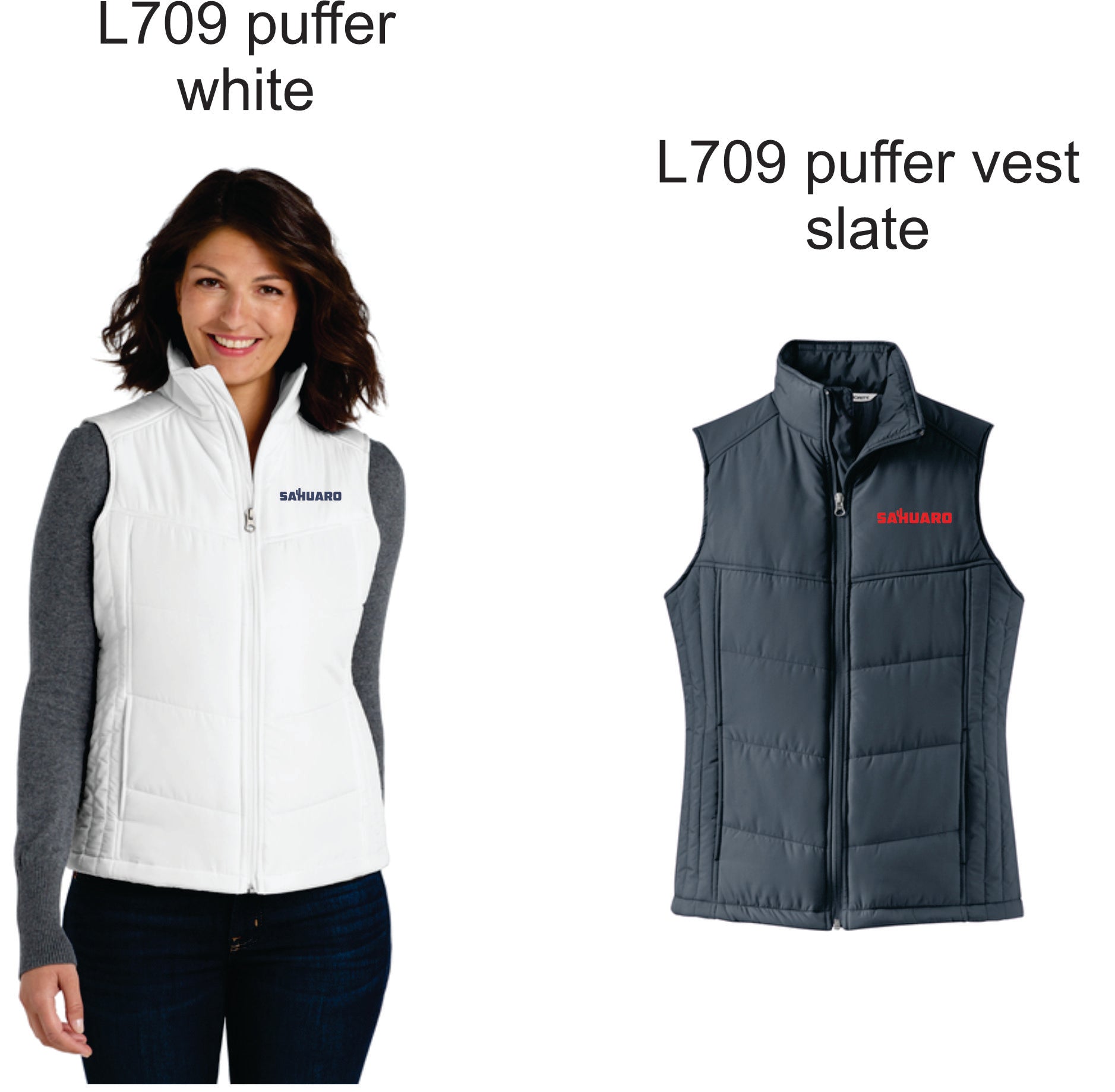 Sahuaro Baseball - Women's Puffer Vest L709