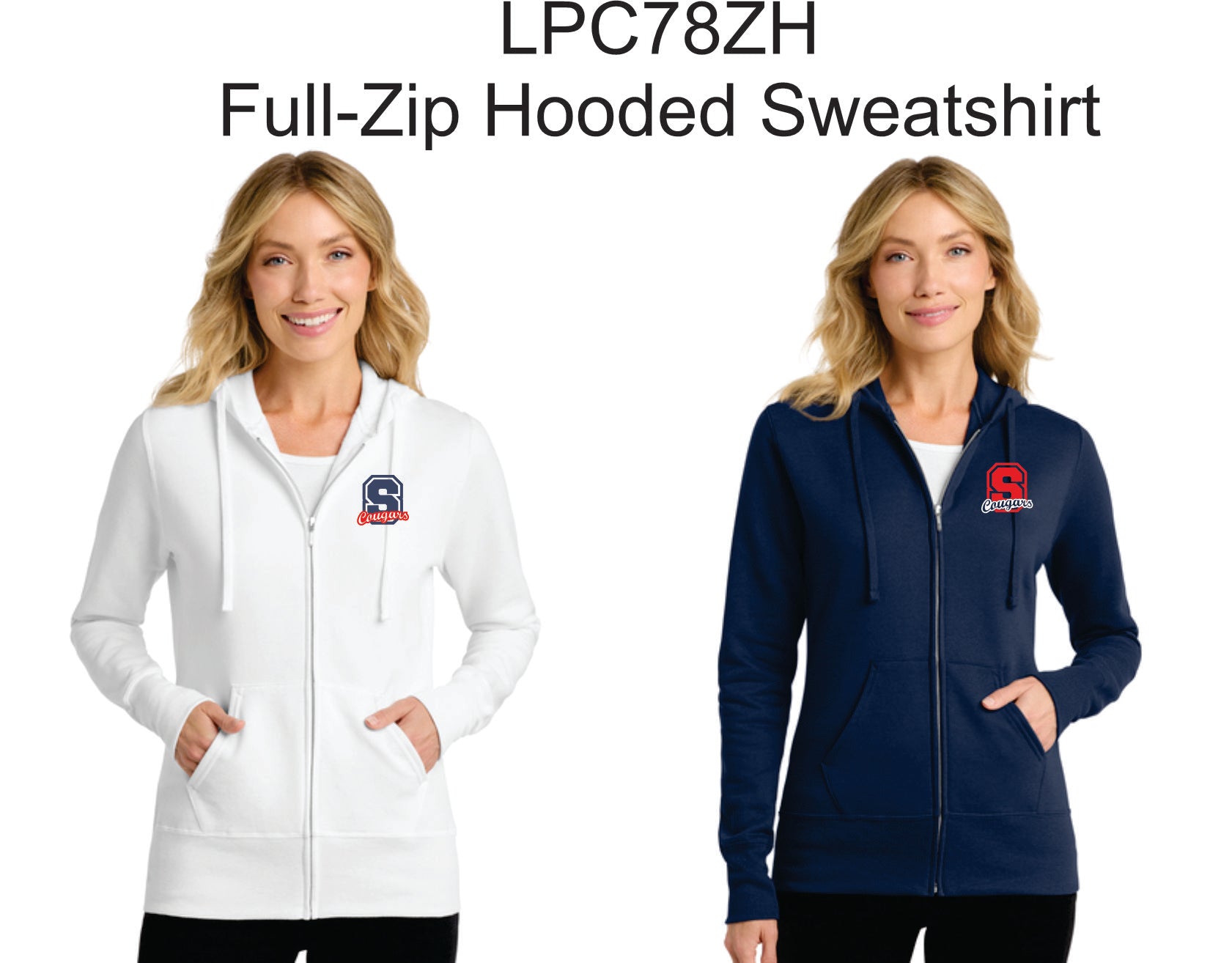 Sahuaro Baseball - Women's Hooded sweatshirt Zip Up LPC78ZH
