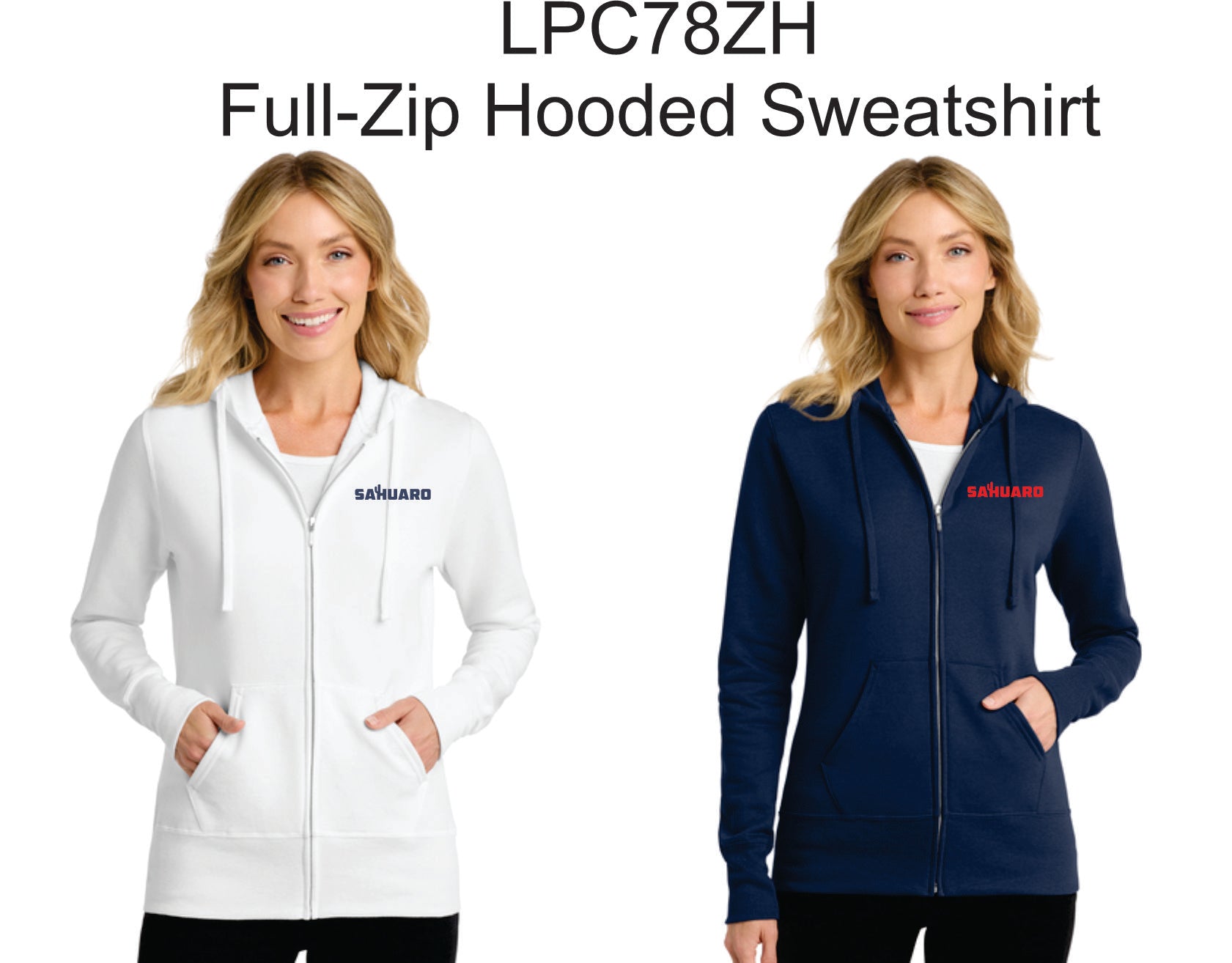 Sahuaro Baseball - Women's Hooded sweatshirt Zip Up LPC78ZH