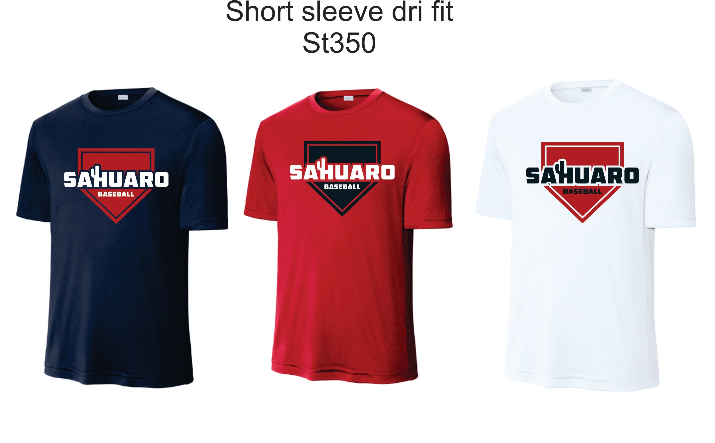 Sahuaro Baseball Dri Fit shirt (st350)