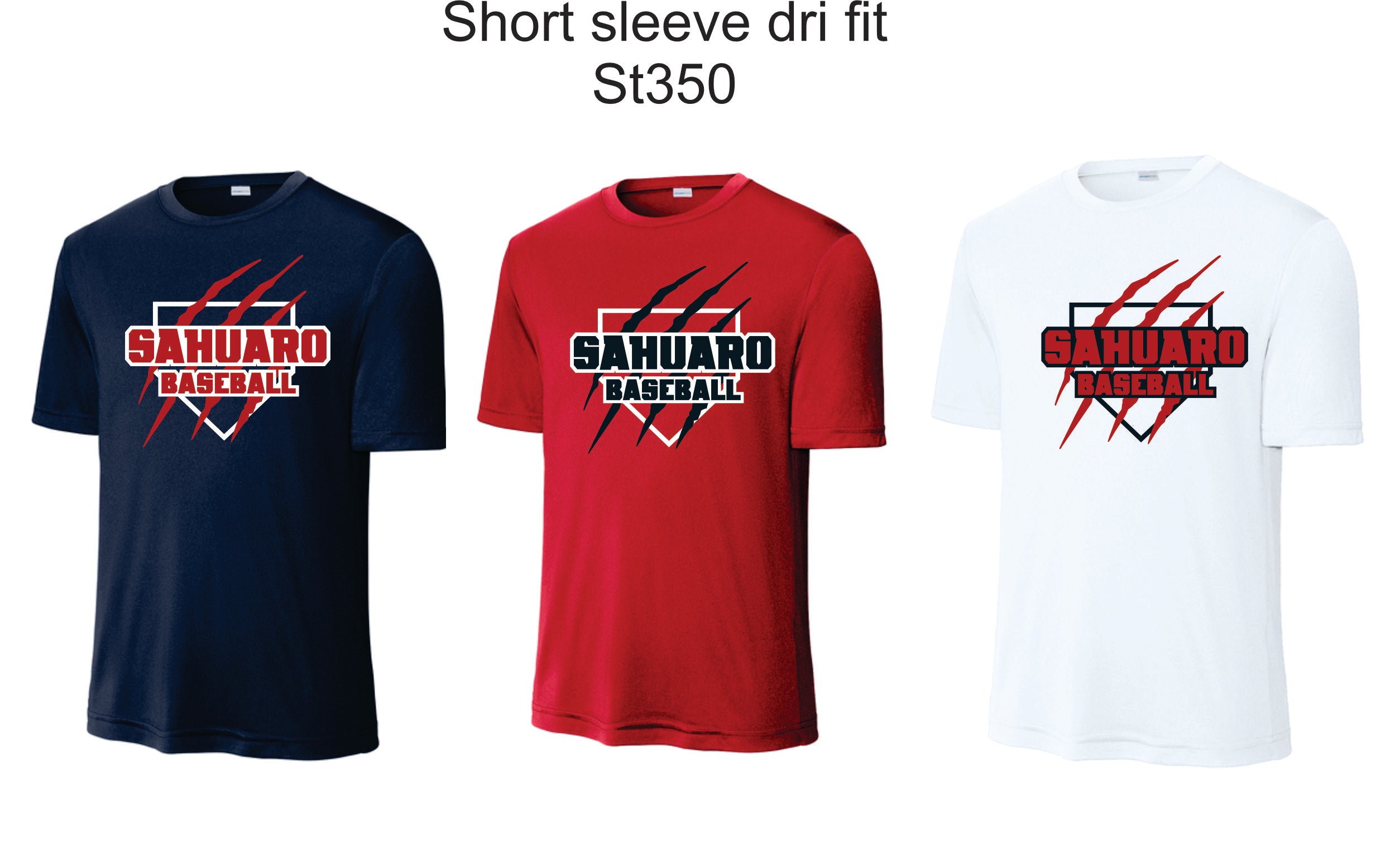 Sahuaro Baseball Dri Fit shirt (st350)
