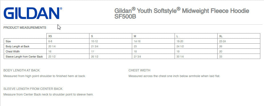 Thornydale LL - Youth Hoodie (SG500B)