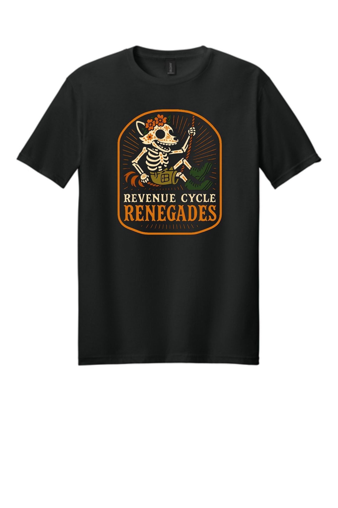 Revenue Cycle Skeleton -  gildan softstyle t-shirt 64000