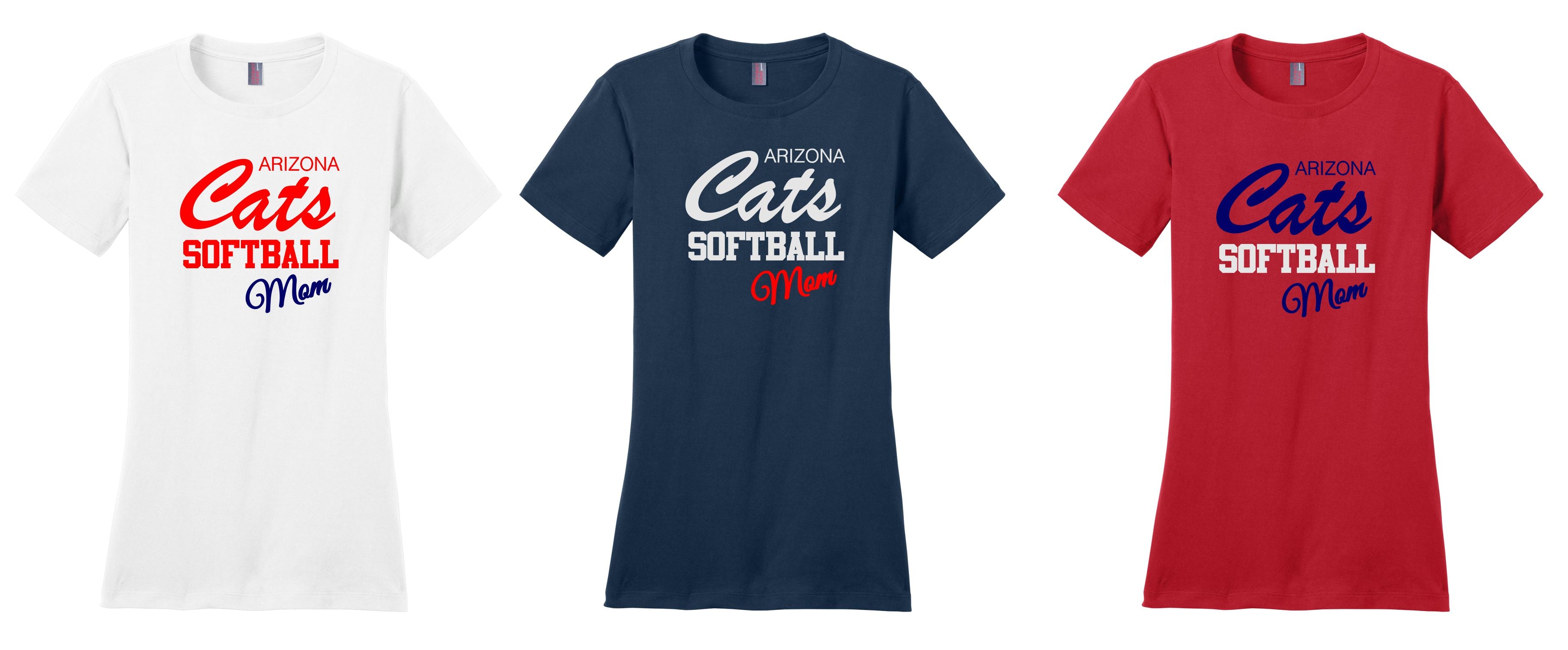 Arizona Cats - DM104L District Made Ladies Perfect Weight Tee - Mom Design