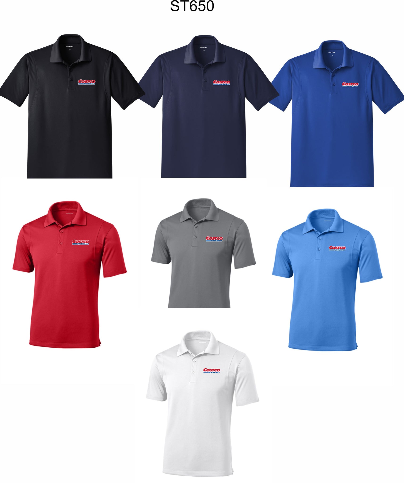 Costco - Sport-Tek® Micropique Sport-Wick® Polo ST650