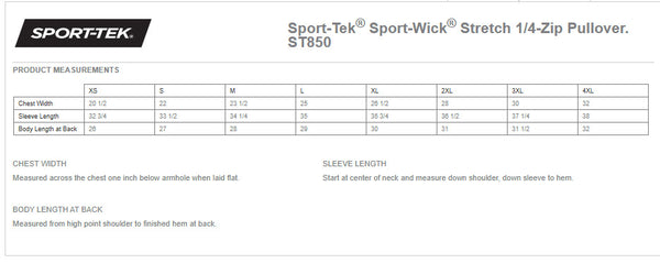 Red Storm - Adult Sport-Wick® Stretch 1/4-Zip Pullover (st850)
