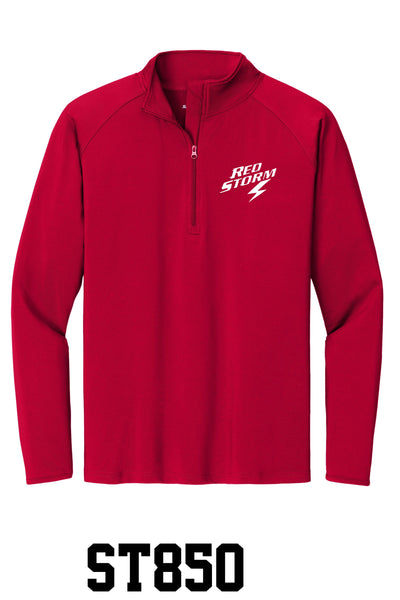 Red Storm - Adult Sport-Wick® Stretch 1/4-Zip Pullover (st850)