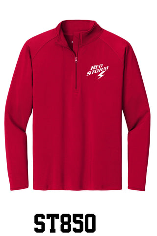 Red Storm - Adult Sport-Wick® Stretch 1/4-Zip Pullover (st850)