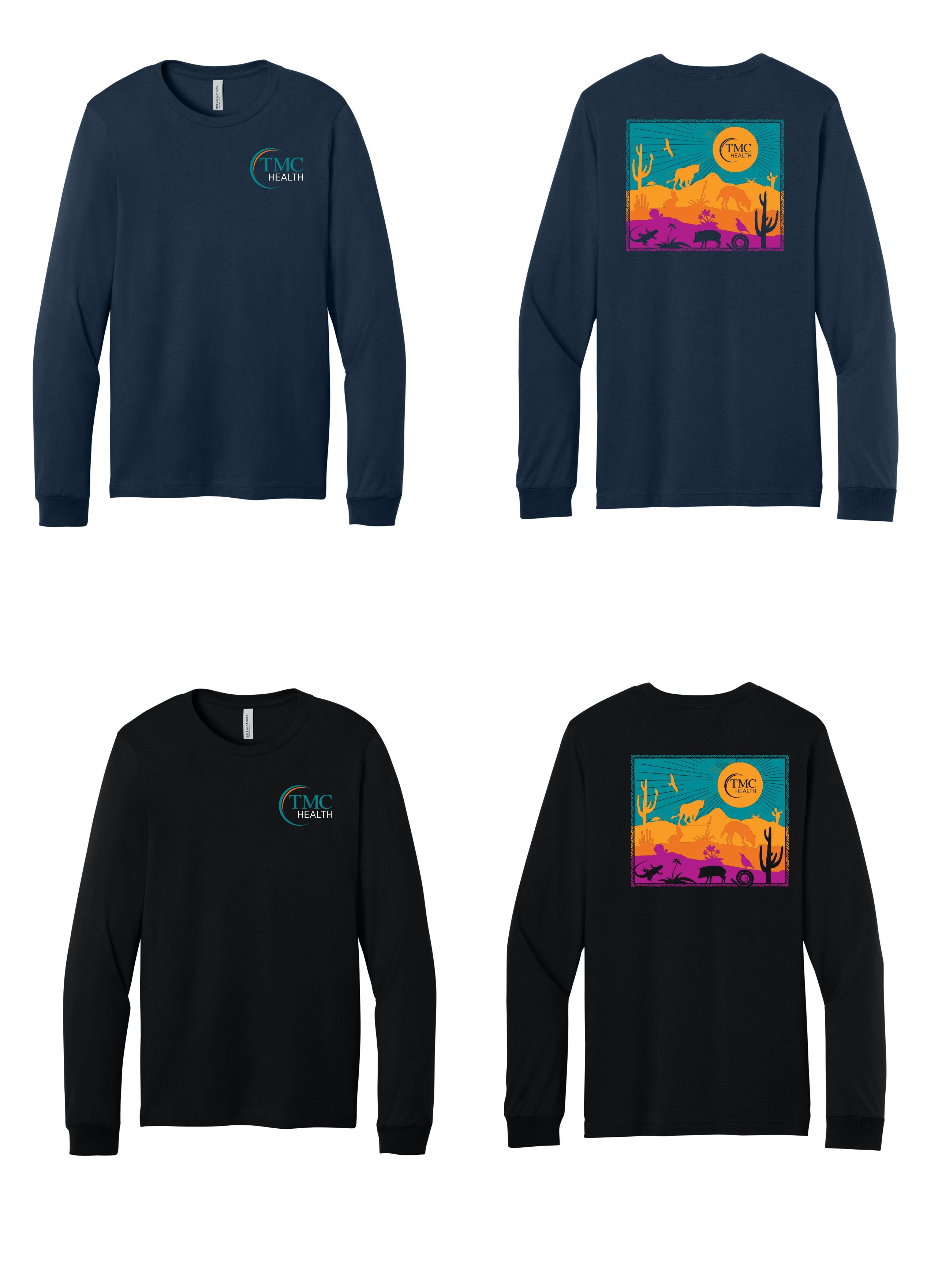 Desert Scene Unisex Long sleeve T shirt (BC3501)