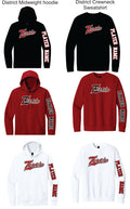 Tucson Toros District mid weight Hoodie/crewneck (DT6100/DT6104)