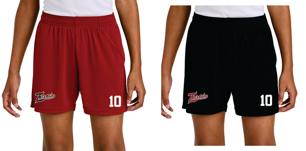 Tucson Toros Shorts- Sport Tek Pocketed Shorts ST349P