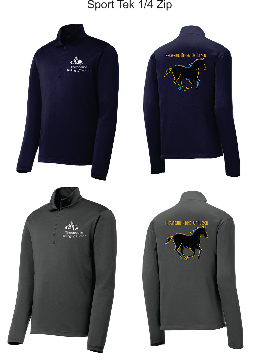 TROT - Men's and Women's Sport tek PosiCharge® Competitor™ 1/4-Zip Pullover St357/lst357 (Copy)