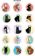 TROT Horse 3 in Decal