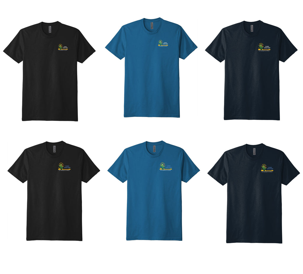 Tucson Loves Music  - Unisex T-shirt NL6410 - Left Chest Logo