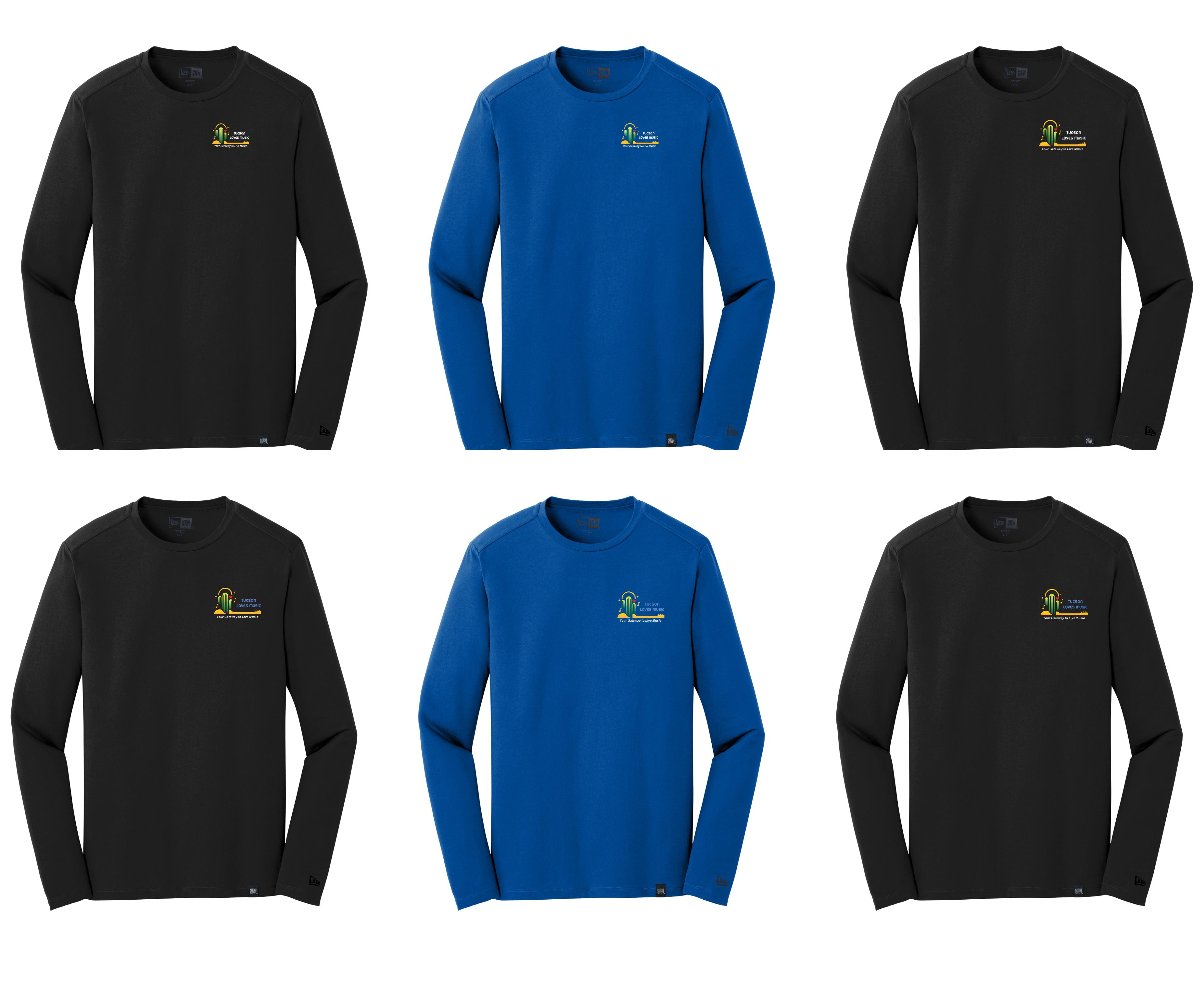 Tucson Loves Music  - Unisex Long Sleeve T-shirt NL6211 - Left chest logo