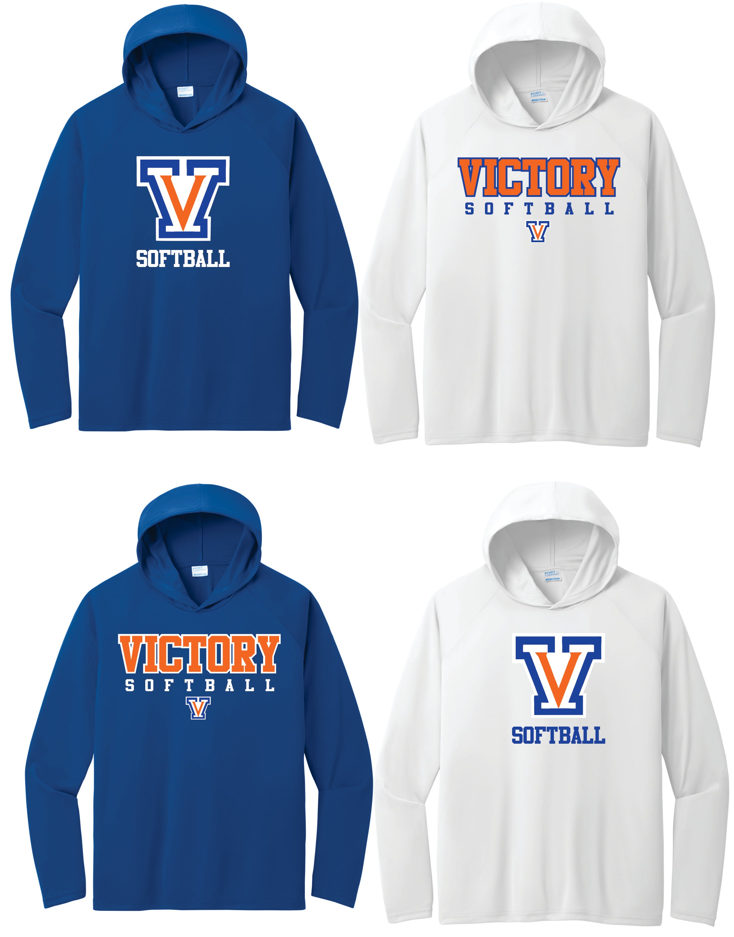 Victory - UV hooded long sleeve Tee PC380H