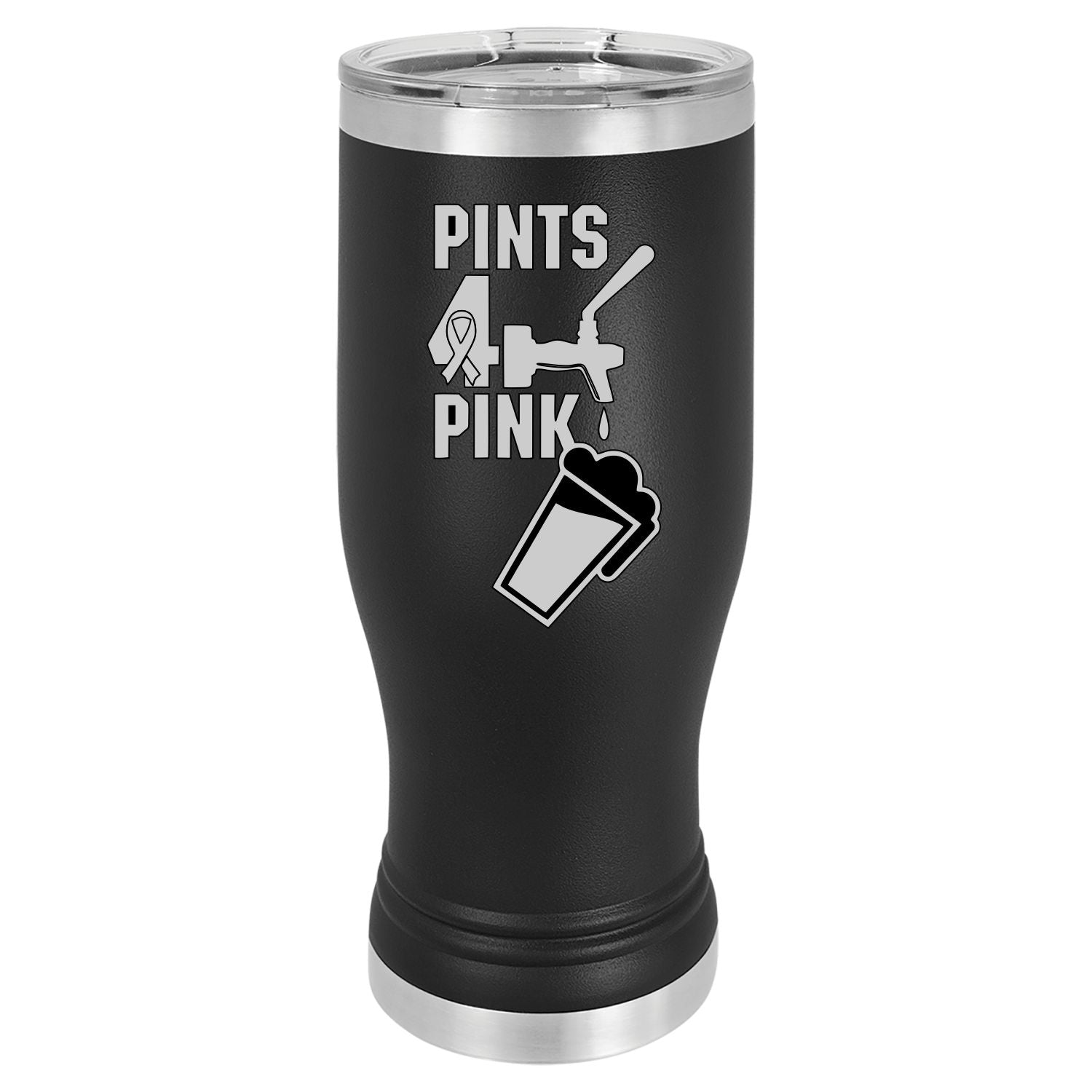 Pints 4 Pink - 14 oz pilsner