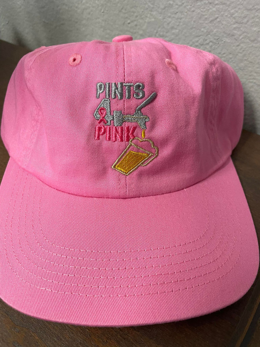 Unstructured Pink Hat - Pints 4 Pink