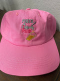 Unstructured Pink Hat - Pints 4 Pink