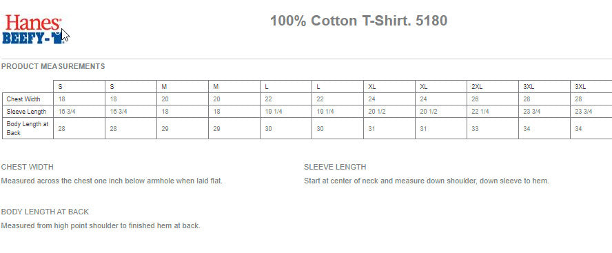 SACCD - Hanes Short Sleeve T-Shirt - 5180