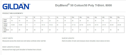 Santa Rita - Gildan 8000 - Cotton/Poly Blend