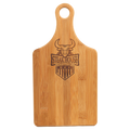 Custom 13 1/2" x 7" Bamboo Paddle Shape Cutting Board