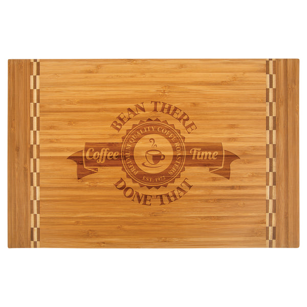 Custom Bamboo Cutting Board with inlay