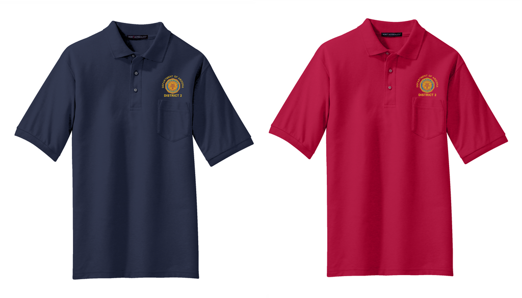 American Legion - Port Authority® Silk Touch™ Pocket Polo - K500