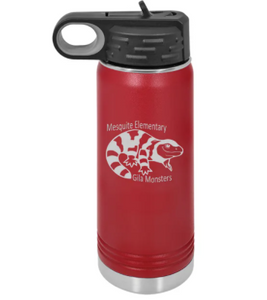 32 Oz Laser Etched Water Bottle - Mesquite Elementary