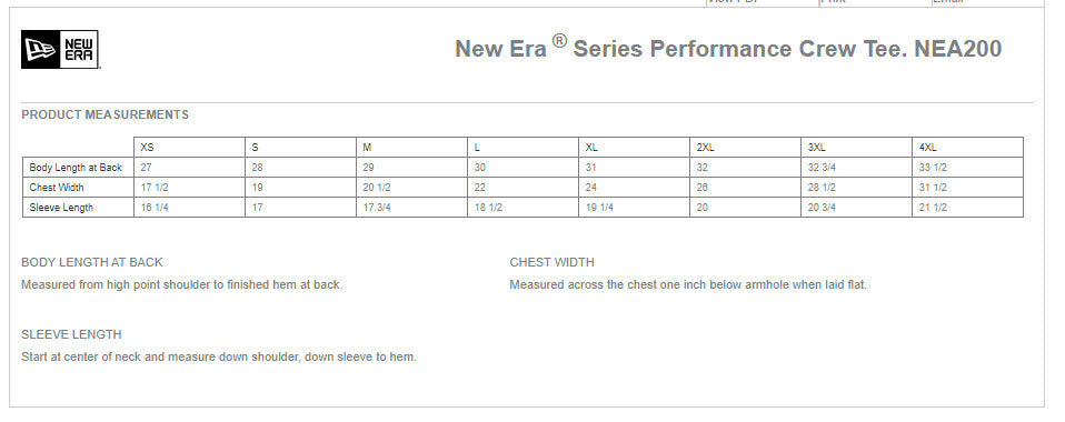 Mandatory Practice Shirts NEA200 Brady Design - TVHS