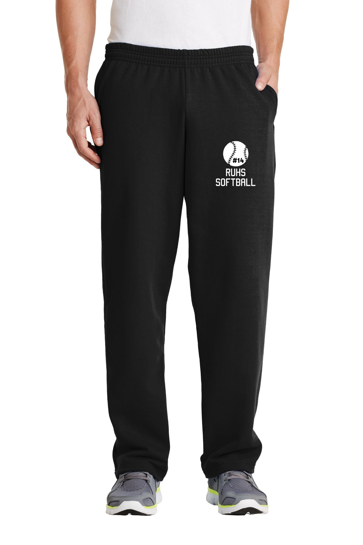 RU - Sweatpants with Open bottom Cuff - PC78P
