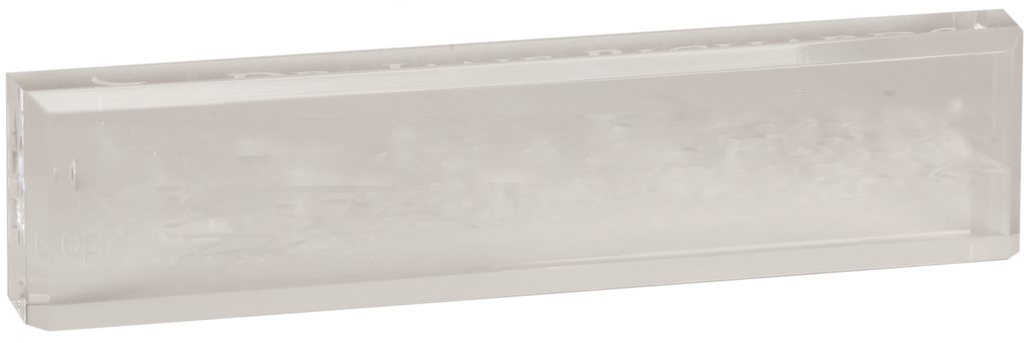 8X2 Acrylic Desk Wedge - Custom