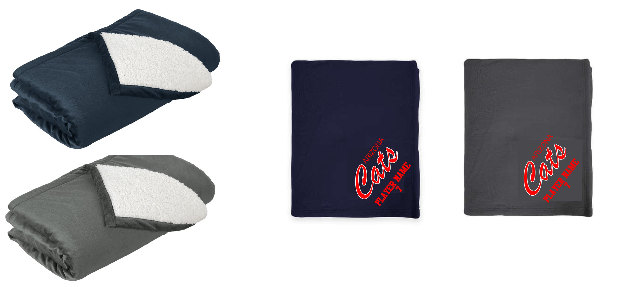 Arizona Cats - Fleece Blanket