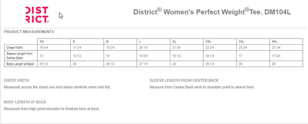 Arizona Cats - DM104L District Made Ladies Perfect Weight Tee - Mom Design