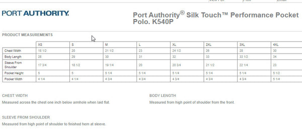 American Legion - Port Authority® Silk Touch™ Performance Pocket Polo - K540P