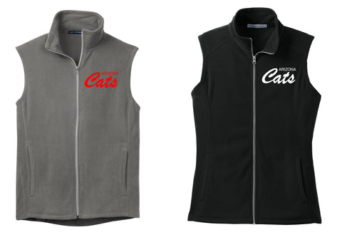 Arizona Cats - Ladies Fleece Vest L226