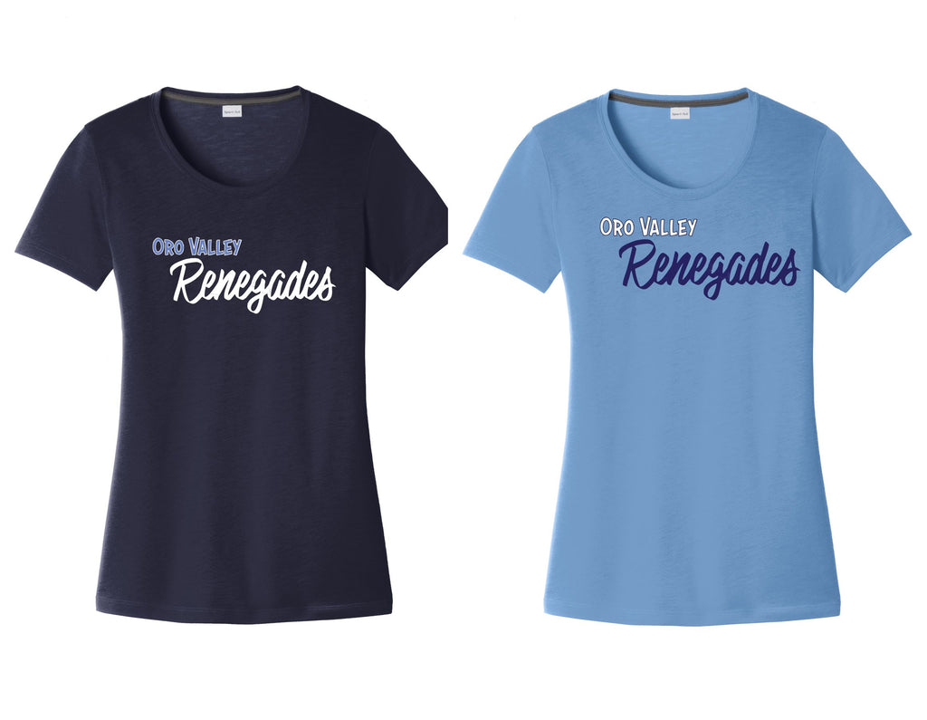 Oro Valley Renegades - LST450 Ladies PosiCharge Cotton Touch Scoop