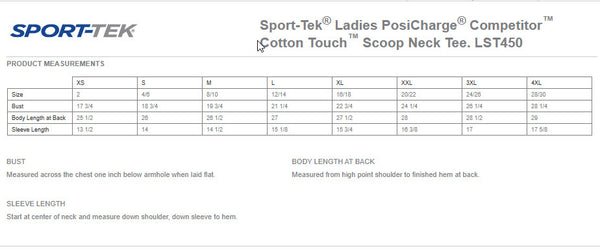 Oro Valley Renegades - LST450 Ladies PosiCharge Cotton Touch Scoop