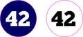 Number in Circle for Helmet TVHS Decals