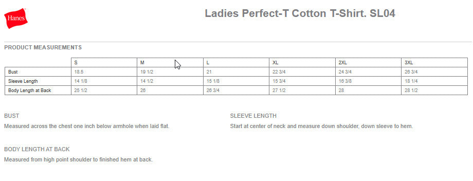 Oro Valley Renegades - SL04 Ladies Hanes Perfect Cotton Tshirt