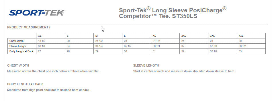 Oro Valley Renegades - ST350LS Long sleeve Dri-fit shirt