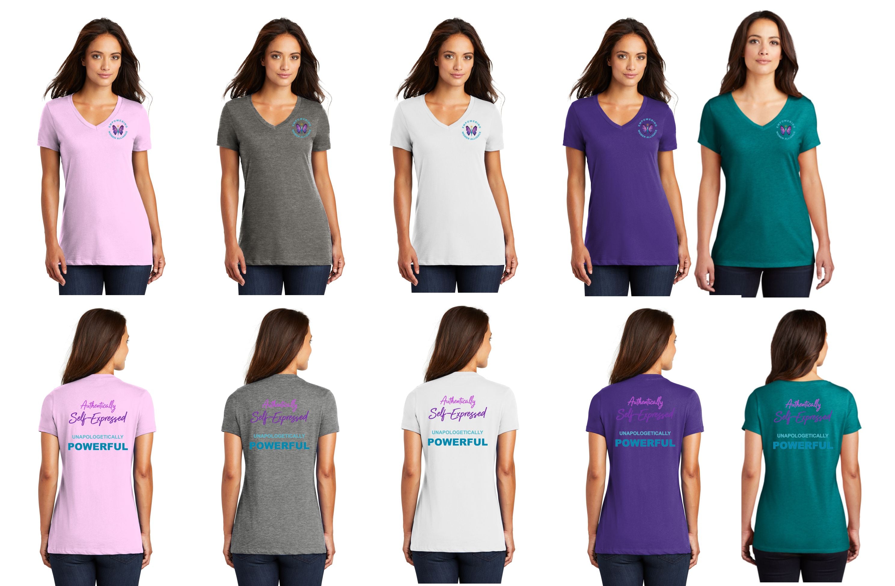 Empowering Women Alliance - DM1350L Vneck Tshirt