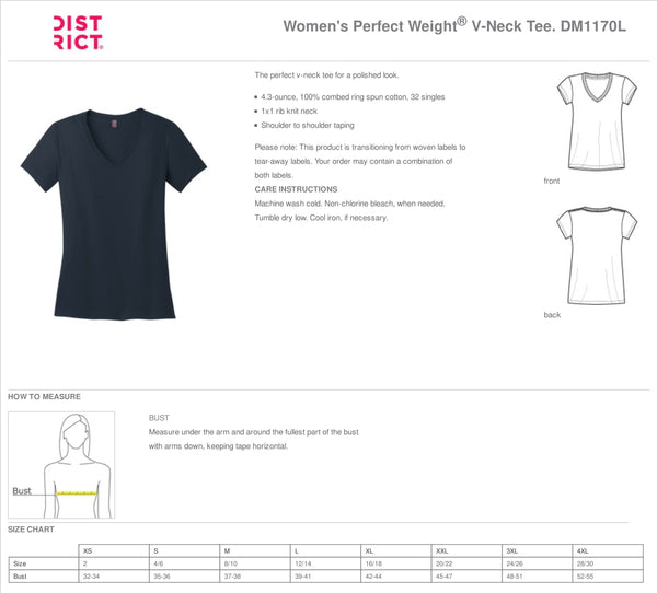 Empowering Women Alliance - DM1350L Vneck Tshirt