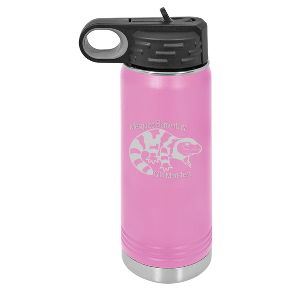 32 Oz Laser Etched Water Bottle - Mesquite Elementary