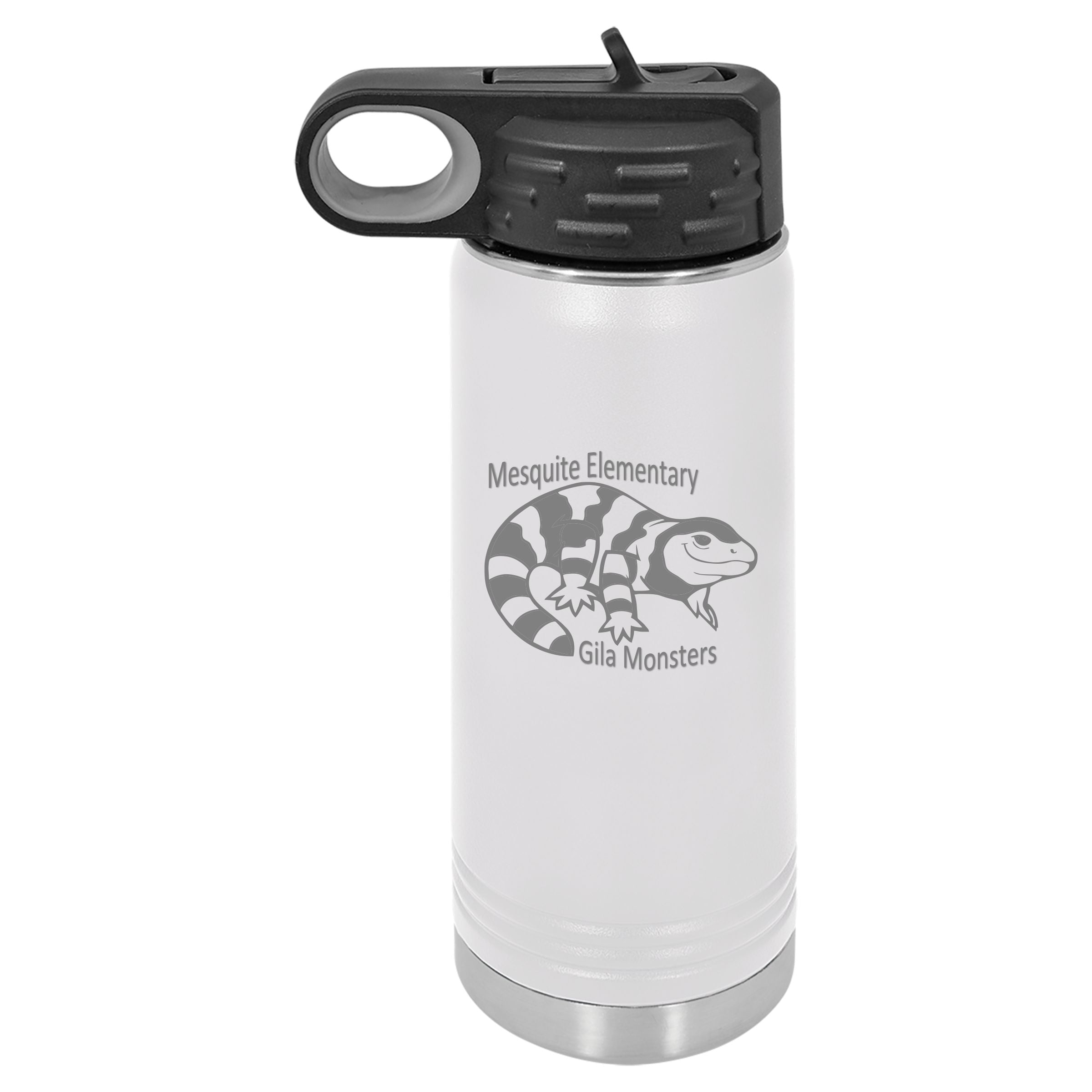 20 Oz Laser Etched Water Bottle - Mesquite Elementary